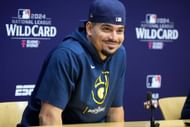 Willy Adames could hit a home run today (Imagn)